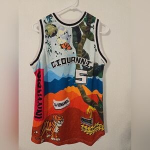 Giovanni La Venganza Jersey Mens Size Large designer  bright design 5 Champ De M